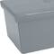 Simplify 44" Faux Leather Triple Folding Storage Ottoman